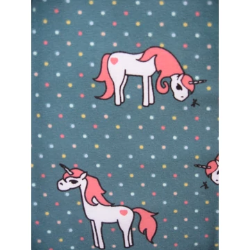 türkiz egyszarvús 3/4-es cicanadrág